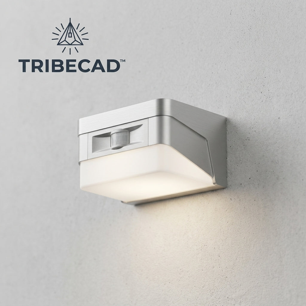 TRIBECAD™ Compact Voice-Control Corridor Wall Lamp — Smart Accent Light for Hallways & Entry Corners
